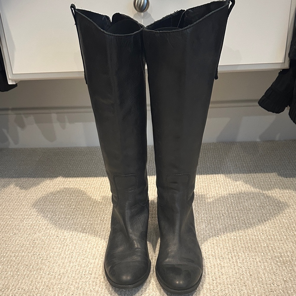 Sam Edelman Black Riding Boots